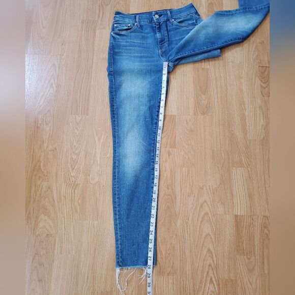 Mother Jeans The Looker Ankle Fray Jeans in Birds of Paradise Color Sz 24x28 - Picture 8 of 11